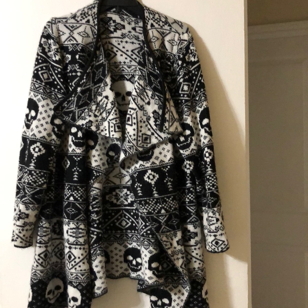 Plus size skeleton sweater.